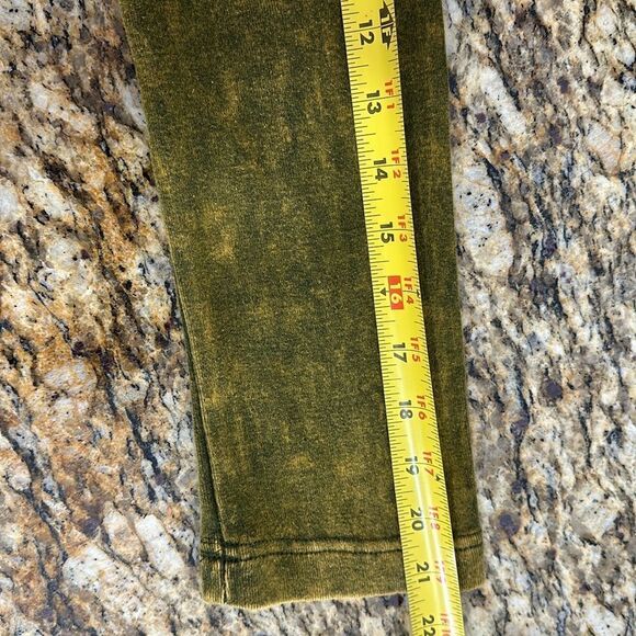 Rising International Bohemian Hippie Green Cotton Patchwork Zip Hoodie Size S - Picture 8 of 9